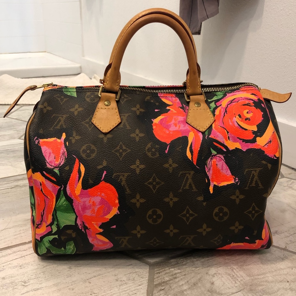Hand-painted Louis Vuitton Handbag